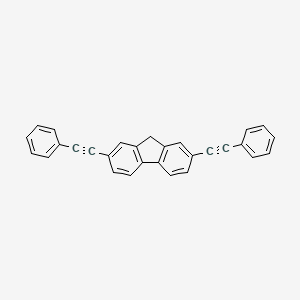 9H-Fluorene, 2,7-bis(phenylethynyl)-
