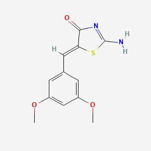 5-(3,5-Dimethoxy-benzylidene)-2-imino-thiazolidin-4-one