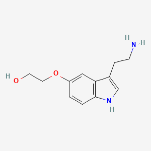 2-[[3-(2-aminoethyl)-1H-indol-5-yl]oxy]ethanol