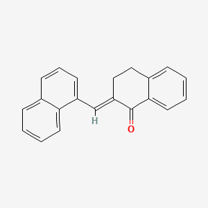 1(2H)-Naphthalenone, 3,4-dihydro-2-(1-naphthalenylmethylene)-