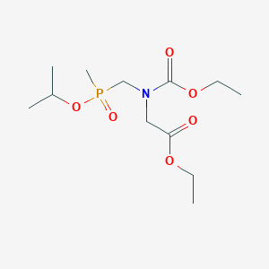 [(Ethoxycarbonyl)(isopropoxy-methyl-phosphinoylmethyl)amino]acetic acid, ethyl ester