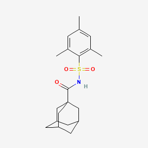 N-(2,4,6-trimethylphenyl)sulfonyladamantane-1-carboxamide