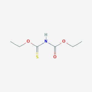 molecular formula C6H11NO3S B1657243 Ethyl ethoxythiocarbonylcarbamate CAS No. 5585-23-9