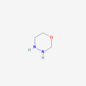 molecular formula C3H8N2O B1657261 1,3,4-oxadiazinane CAS No. 55944-26-8