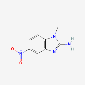 molecular formula C8H8N4O2 B1657273 1-methyl-5-nitro-1H-benzimidazol-2-amine CAS No. 5601-09-2