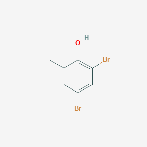 molecular formula C7H6Br2O B165728 2,4-二溴-6-甲基苯酚 CAS No. 609-22-3