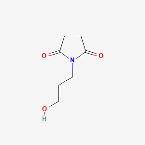 molecular formula C7H11NO3 B1657283 1-(3-Hydroxypropyl)pyrrolidine-2,5-dione CAS No. 56058-21-0