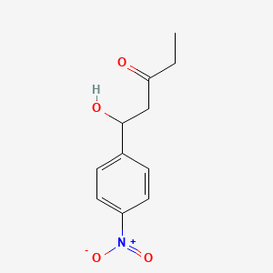 3-Pentanone, 1-hydroxy-1-(4-nitrophenyl)-