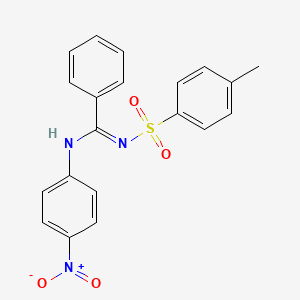 N'-(4-methylphenyl)sulfonyl-N-(4-nitrophenyl)benzenecarboximidamide