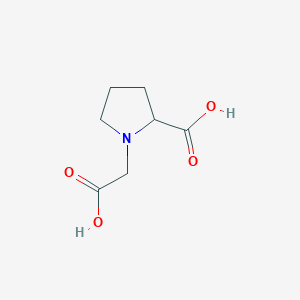 molecular formula C7H11NO4 B1657326 1-(Carboxymethyl)proline CAS No. 5626-40-4