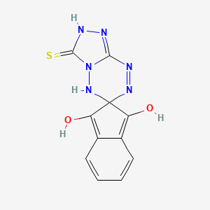 1',3'-Dihydroxyspiro[2,5-dihydro-[1,2,4]triazolo[4,3-b][1,2,4,5]tetrazine-6,2'-indene]-3-thione