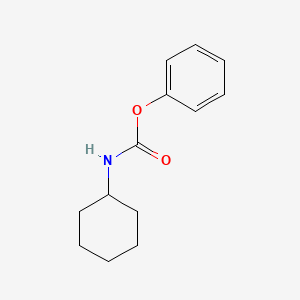 molecular formula C13H17NO2 B1657359 phenyl N-cyclohexylcarbamate CAS No. 56379-88-5