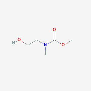 molecular formula C5H11NO3 B1657375 methyl N-(2-hydroxyethyl)-N-methylcarbamate CAS No. 56475-94-6