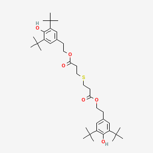 Bis[2-[3,5-bis(1,1-dimethylethyl)-4-hydroxyphenyl]ethyl] 3,3'-thiobispropionate