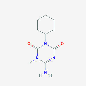 6-Amino-3-cyclohexyl-1-methyl-1,3,5-triazine-2,4(1H,3H)-dione