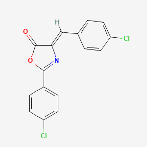 (4Z)-2-(4-chlorophenyl)-4-[(4-chlorophenyl)methylidene]-1,3-oxazol-5-one