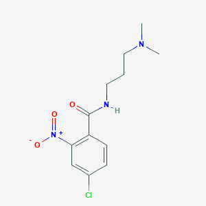 4-chloro-N-[3-(dimethylamino)propyl]-2-nitrobenzamide