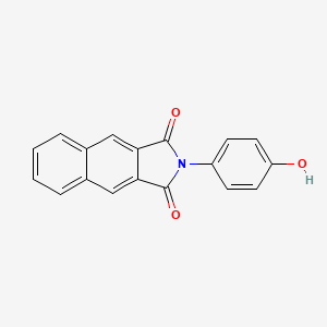 B1657423 2-(4-Hydroxyphenyl)benzo[f]isoindole-1,3-dione CAS No. 5664-73-3