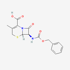 (6R,7R)-3-Methyl-8-oxo-7-(phenylmethoxycarbonylamino)-5-thia-1-azabicyclo[4.2.0]oct-2-ene-2-carboxylic acid
