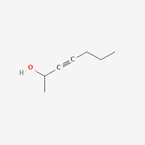 molecular formula C7H12O B1657440 Hept-3-YN-2-OL CAS No. 56699-62-8