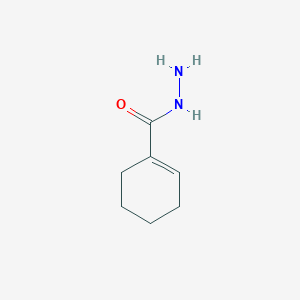 molecular formula C7H12N2O B1657443 Cyclohexene-1-carbohydrazide CAS No. 56700-58-4