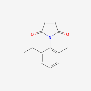 molecular formula C13H13NO2 B1657463 1H-Pyrrole-2,5-dione, 1-(2-ethyl-6-methylphenyl)- CAS No. 56746-13-5