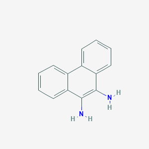 molecular formula C14H12N2 B165750 phenanthrene-9,10-diamine CAS No. 53348-04-2