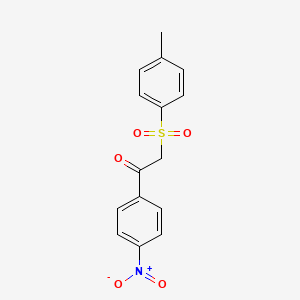 2-[(4-Methylphenyl)sulfonyl]-1-(4-nitrophenyl)ethan-1-one