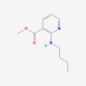 molecular formula C11H16N2O2 B165751 Methyl 2-(butylamino)pyridine-3-carboxylate CAS No. 139094-85-2