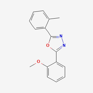 2-(2-Methoxyphenyl)-5-(2-methylphenyl)-1,3,4-oxadiazole