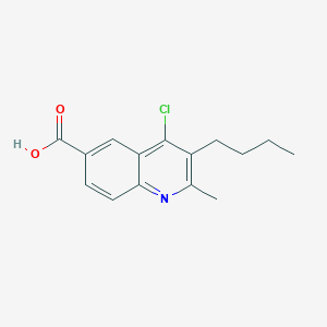 3-Butyl-4-chloro-2-methyl-quinoline-6-carboxylic acid