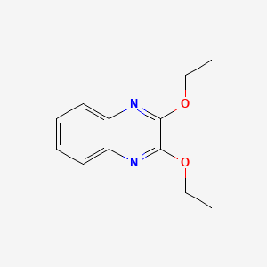 molecular formula C12H14N2O2 B1657539 2,3-Diethoxyquinoxaline CAS No. 57050-66-5