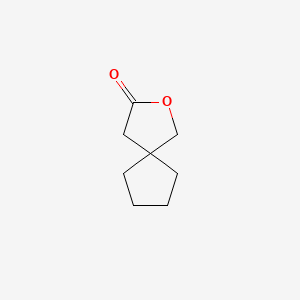 molecular formula C8H12O2 B1657563 2-Oxaspiro[4.4]nonan-3-one CAS No. 5724-62-9