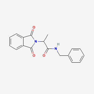 N-benzyl-2-(1,3-dioxoisoindol-2-yl)propanamide