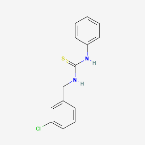 1-[(3-Chlorophenyl)methyl]-3-phenylthiourea