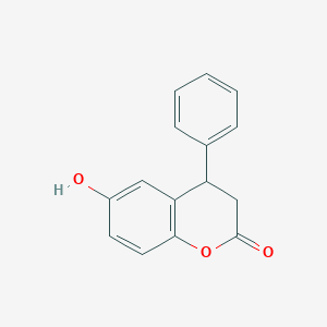6-Hydroxy-4-phenyl-3,4-dihydrochromen-2-one