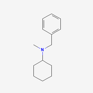 molecular formula C14H21N B1657606 N-benzyl-N-methylcyclohexanamine CAS No. 57412-26-7