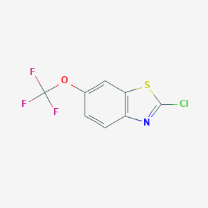 molecular formula C8H3ClF3NOS B165762 2-Chloro-6-(trifluoromethoxy)Benzo[d]thiazole CAS No. 133840-96-7