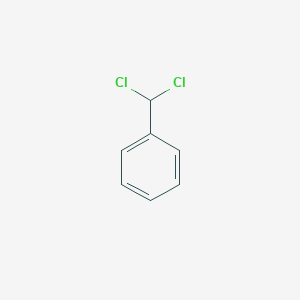 molecular formula C7H6Cl2<br>C7H6Cl2<br>C6H5CHCl2 B165763 Dichloromethylbenzene CAS No. 98-87-3