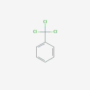 molecular formula C7H5Cl3<br>C6H5CCl3<br>C7H5Cl3 B165768 Benzotrichloride CAS No. 98-07-7
