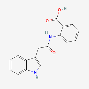 Benzoic acid, 2-((1H-indol-3-ylacetyl)amino)-