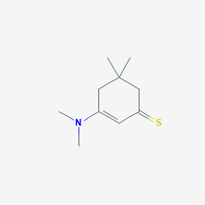 3-(Dimethylamino)-5,5-dimethylcyclohex-2-ene-1-thione