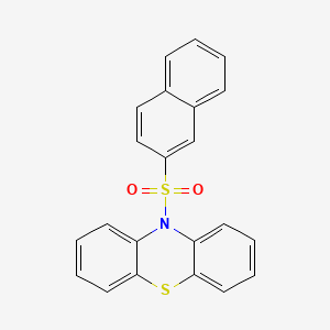 10H-Phenothiazine, 10-(2-naphthalenylsulfonyl)-