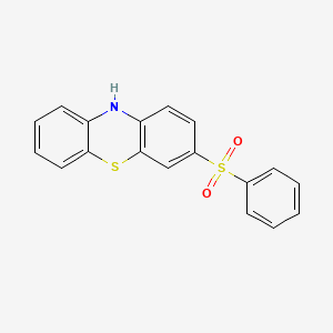 10H-Phenothiazine, 3-(phenylsulfonyl)-