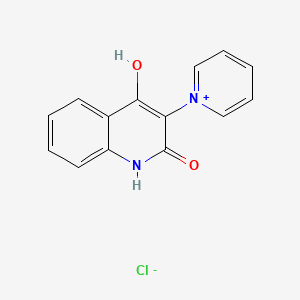 1-(4-Hydroxy-2-oxo-1,2-dihydro-quinolin-3-yl)-pyridinium