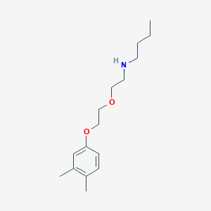 N-[2-[2-(3,4-dimethylphenoxy)ethoxy]ethyl]butan-1-amine