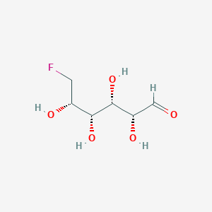molecular formula C₆H₁₁FO₅ B016578 6-Deoxy-6-fluoro-D-glucose CAS No. 4536-08-7