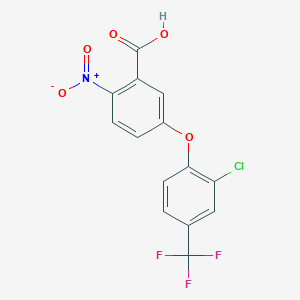 molecular formula C14H7ClF3NO5 B165780 Acifluorfen CAS No. 50594-66-6