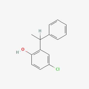 4-Chloro-2-(1-phenylethyl)phenol