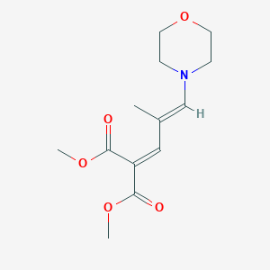 dimethyl 2-[(E)-2-methyl-3-morpholin-4-ylprop-2-enylidene]propanedioate